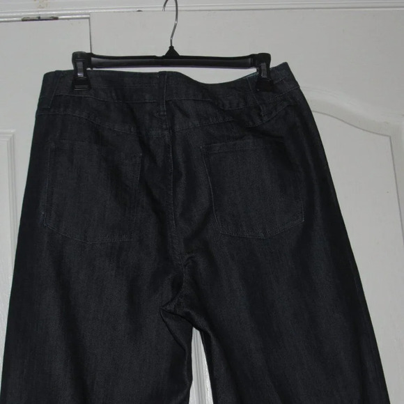 CHICO’S PLATINUM Melissa Trouser Dark Wash Jeans Size 2 (US 12) - Picture 4 of 10